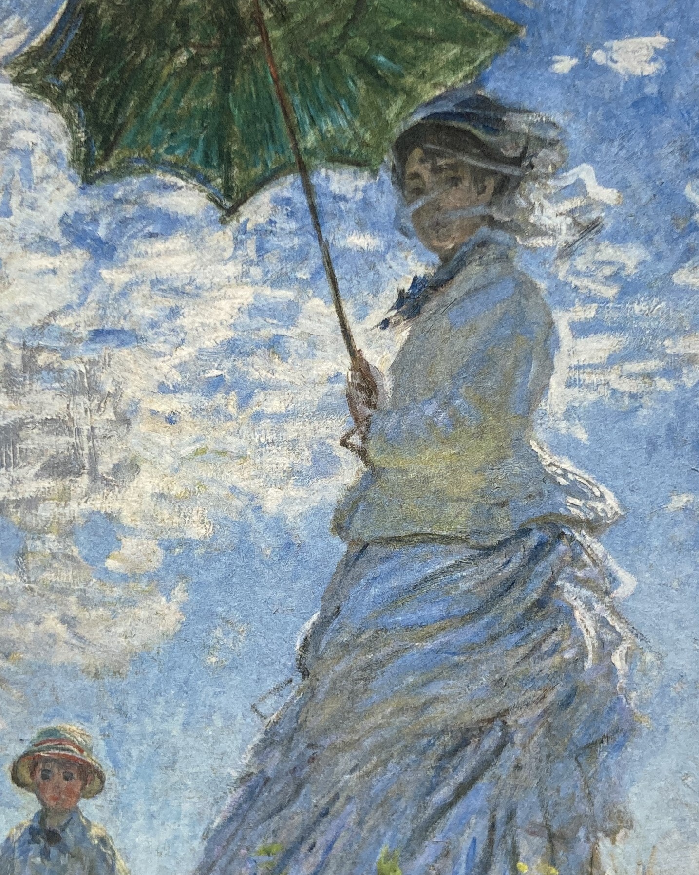 Claude Monet作 「散歩、日傘をさす女」