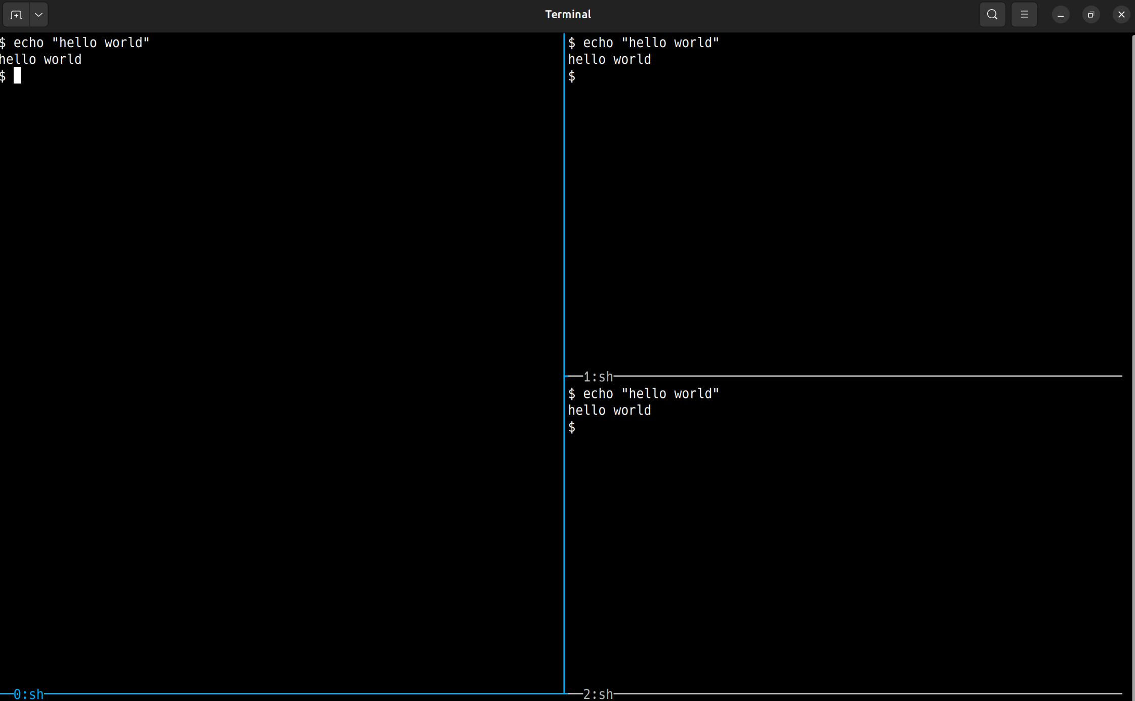 windowを複数枚開いてhello world!